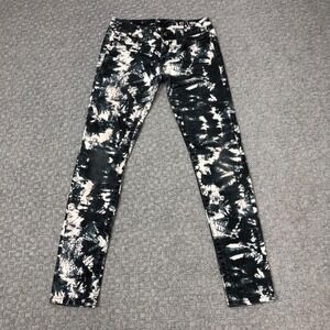 Miss Me Jeans Womens 28 Blue Navy Tie Dye Skinny Rhinestone Studded Back Pockets